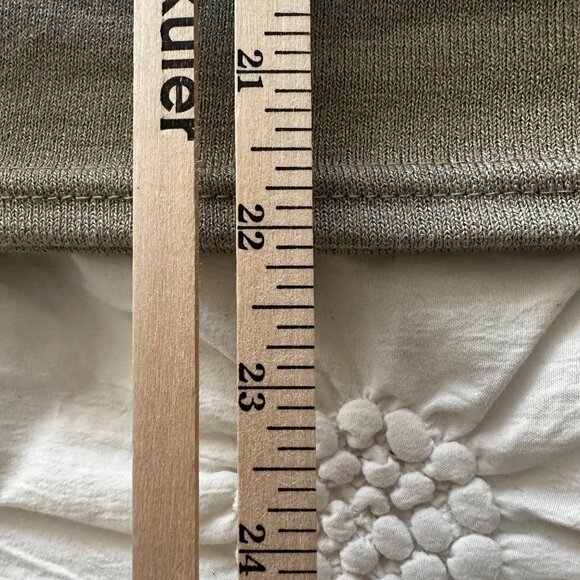 Mod Ref Women's V-Neck Top XXL Sage Rayon/Polyester/Spandex - Picture 8 of 8